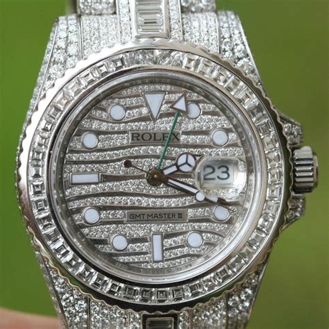 rolex with ice